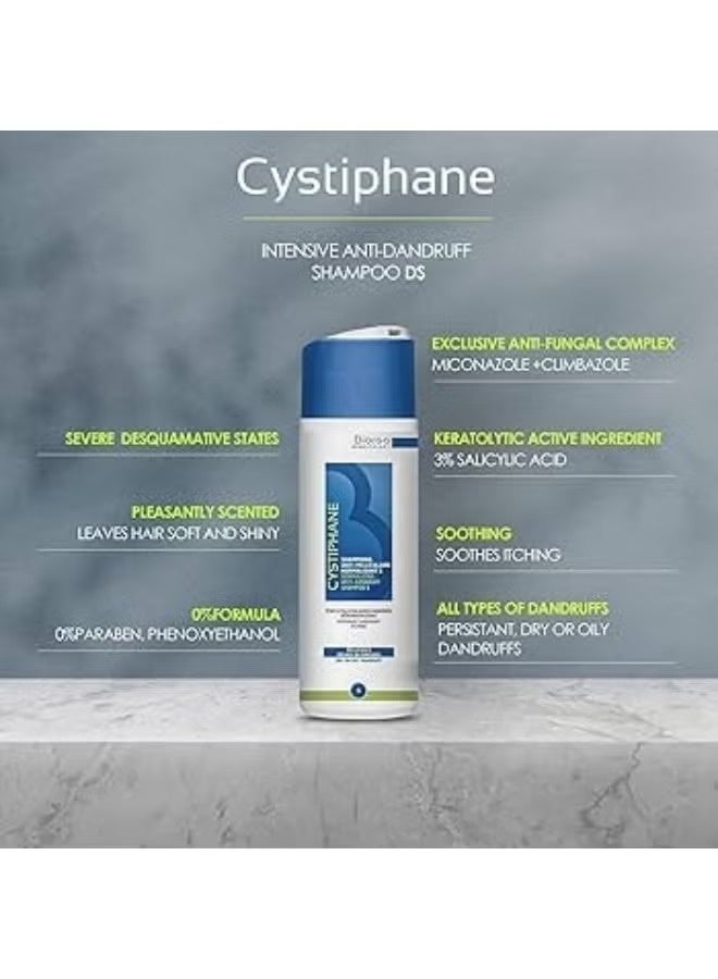 Biorga Cystiphane Normalizing Anti-Dandruff S Shampo for Dry and Oily Dandruff 200 ml - Image 3